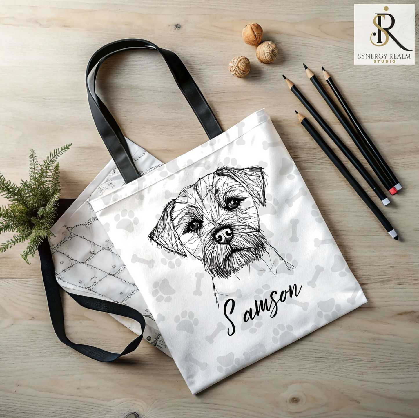 Border Terrier Canvas Bag